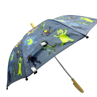 Hatley blue monster umbrella, one size