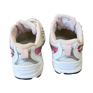 New Balance 530 running shoes in pink/white colour way, 11 little kid