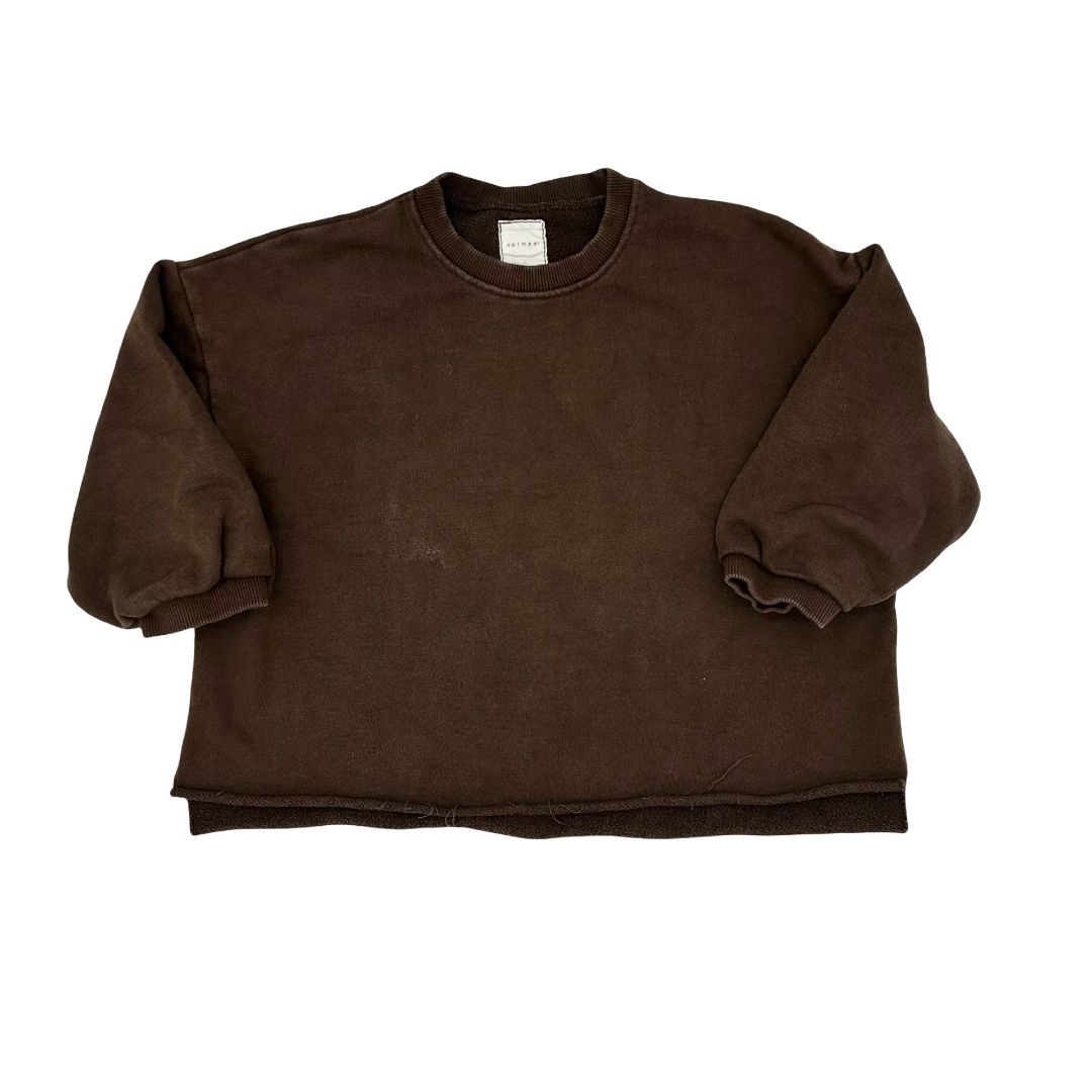 Oatmeal brown sweatshirt, 4 years