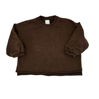 Oatmeal brown sweatshirt, 4 years