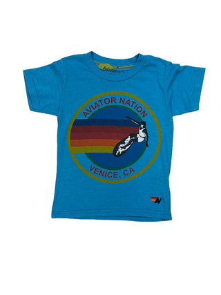 Aviator Nation blue tshirt, 4 years