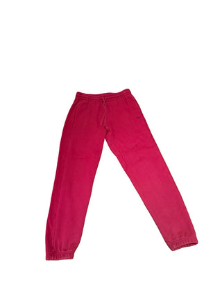 TNA Sweatfleece cozy fleece boyfriend fit plum sweatpants, Small