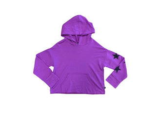 purple hooded long sleeve with stars, 7 years