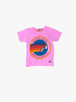 Aviator Nation pink t-shirt, 4 years