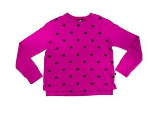 Pixie Lane hot pink with hearts long sleeve, 7 years