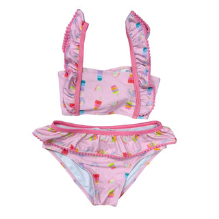 Andy & Evan Pink rainbow/ice cream bikini, 6x