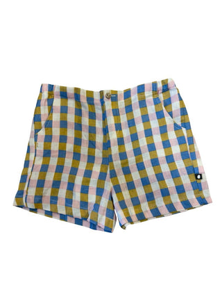 Oeuf Multi-Colour Gingham Lightweight Shorts New with Tags, 4-5 years