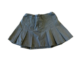 Bonpoint Olive Green Pleated Skirt, 8 years