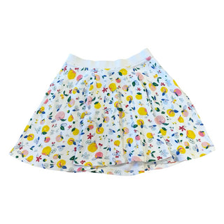 Petit Bateau White Skirt with Colourful Fruit Print, 12 years