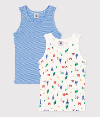 Petit Bateau New in box Paris Cotton Undershirts - 2-Pack, 2 years
