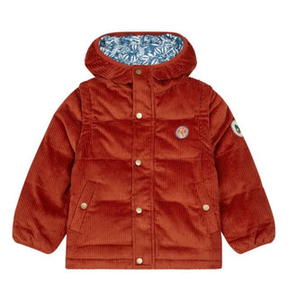 Louise Misha Izar Corduroy Puffer Jacket | Rust New with tags, 10 years