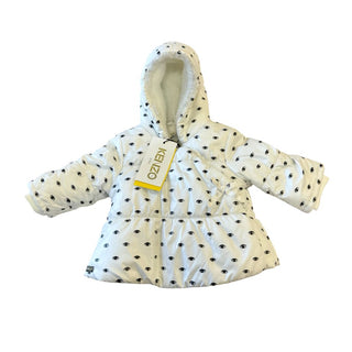 Kenzo White Jacket with Hood and Eye Design New with Tags, 3 months