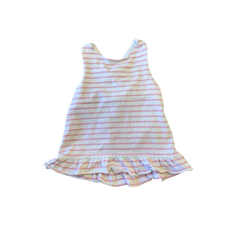 Jacadi Pink and White Striped Tank Top, 18 months