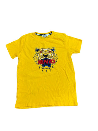 Kenzo Yellow tshirt with tiger, 10-11 years