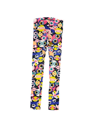 Fendi Graphic Colourful Print Logo Leggings, 6 years