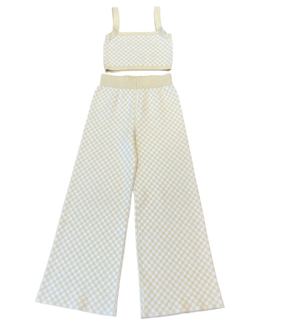 Rylee + Cru Crop tank/pant set, Youth XS