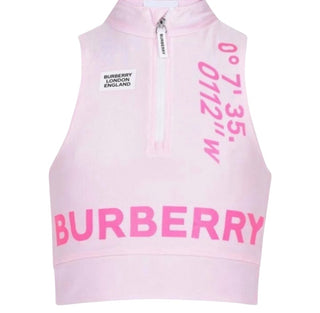 Burberry Pink tank top with details, 4 years