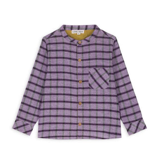 Louise Misha Akir shirt purple checks new with tags, 6 years