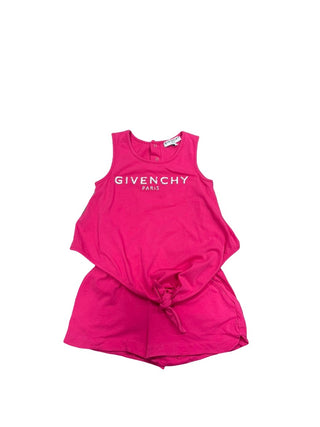 Givenchy Logo pink romper, 10 years