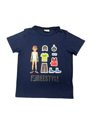 Fendi Navy tshirt with design, 12 years