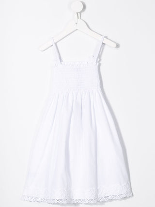 Dolce & Gabanna White dress with trimming, 4 years