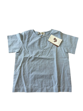 Risu Risu New with tags blue striped shirt, 6 years