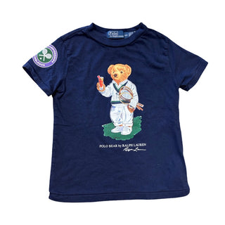 Ralph Lauren Navy Wimbledon Championship Polo Bear, 3 years