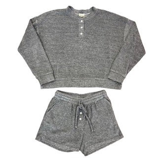 Donni Grey terry cloth set, Small