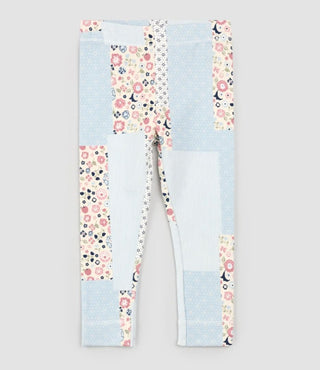 Miles the Label Patchwork Pattern Leggings, 2 years