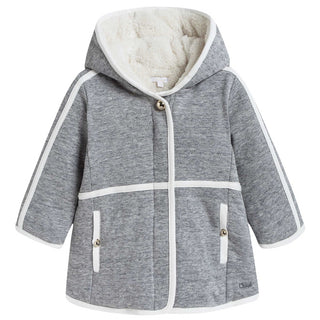 Chloe Grey fur lined sweater, 2 years