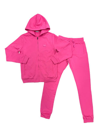 Dolce & Gabbana Hot pink zipup sweater/pants set, 11/12 years