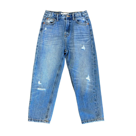 Zara denim jeans with rips, 8 years