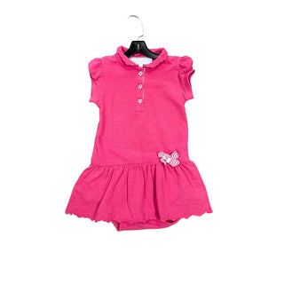 Tartine et Chocolat Pink Short Sleeve Dress, 18 months