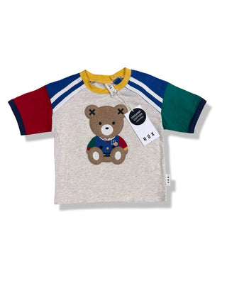 Hux Sporty colour block tee -new with tag, 6-12 months