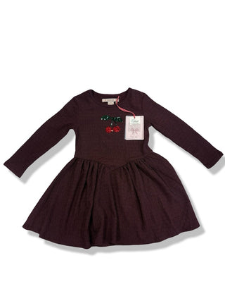 Konges Slojd Brown Baba sequin dress-new with tag, 2 years