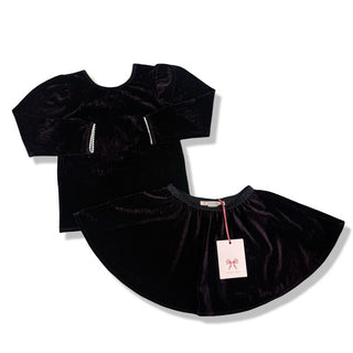 Konges Slojd Deep purple velour set-new with tag, 2 years