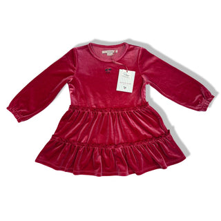 Konges Slojd Cardinal red venoli dress -new with tag, 2 years