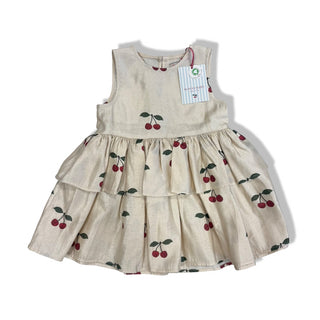 Konges Slojd Pearl cerise fanya bow dress  - new with tag, 2 years