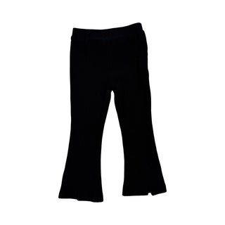 Zara Black ripped flare leggings, 3 years