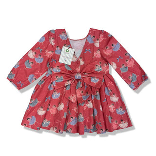 Konges Slojd Bow ballerina blush dress  - new with tag, 2 years