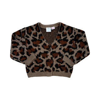Zara Leopard button up cardigan, 3 years