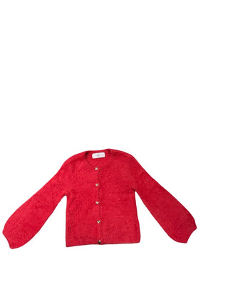 H&M red cardigan, 5 years
