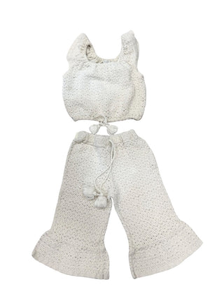 Bebe Organic Cream crochet set, 2 years