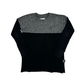 Nununu grey/black long sleeve, 4-5 years