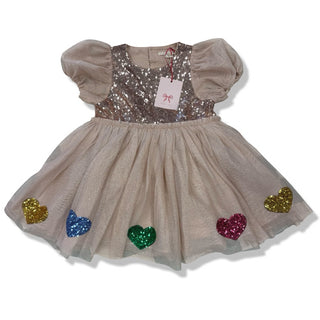 Konges Slojd Smoke grey mei dress  - new with tag, 3 years