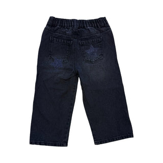 Zara Black denim jeans w/sparkle stars, 3 years