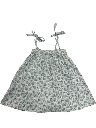 Rylee + Cru Blue floral dress, 2-3 years