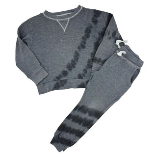 Vintage Havana grey/black top/pant set, 4 years