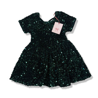 Konges Slojd Green tamira ballerina dress  - new with tag, 3 years