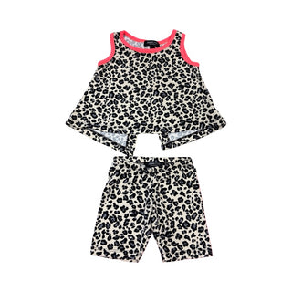 Joah Love Leopard tank/short set, 2 years